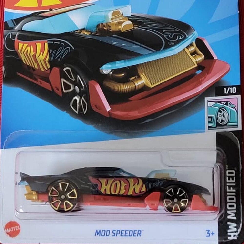 2021 HOT WHEELS, MOD SPEEDER, #1, MINT IN THE PACKAGE!!!